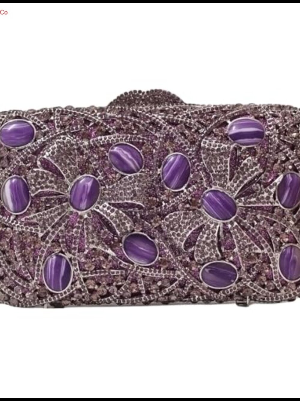Rhinestone Crystal Clutch Evening Bag Glitter Purse Party Wedding